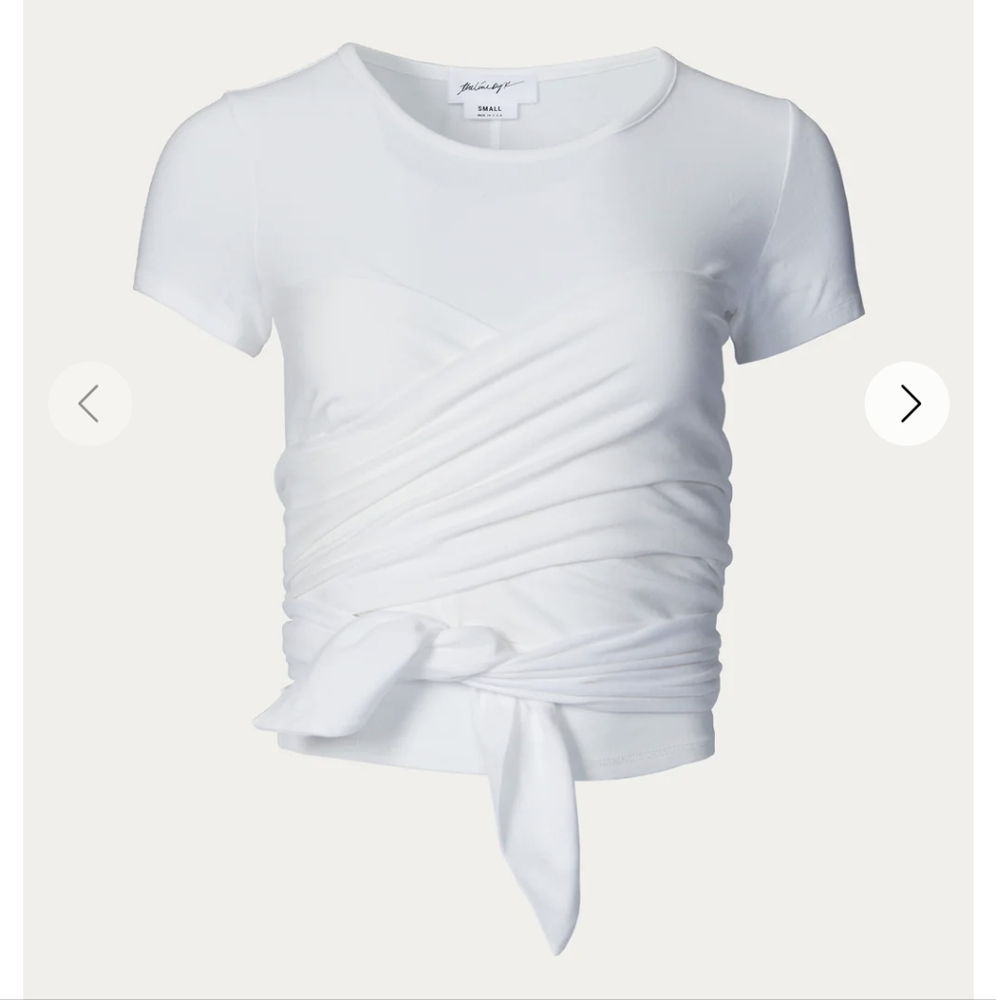 The Line by K White Short Sleeve Tee
